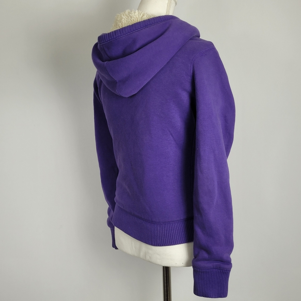 2010 Aeropostale new york Faux Fur lined hoodie size medium - Picture 10 of 14